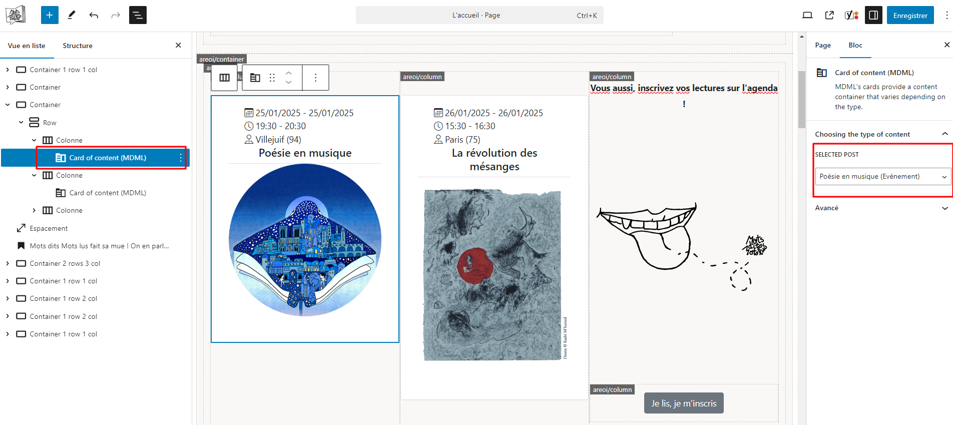 Bloc Personnalisé MDML Bloc Personnalisé MDML