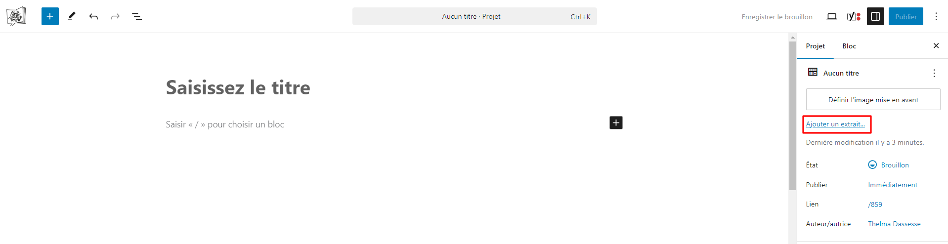 l’extrait l’extrait